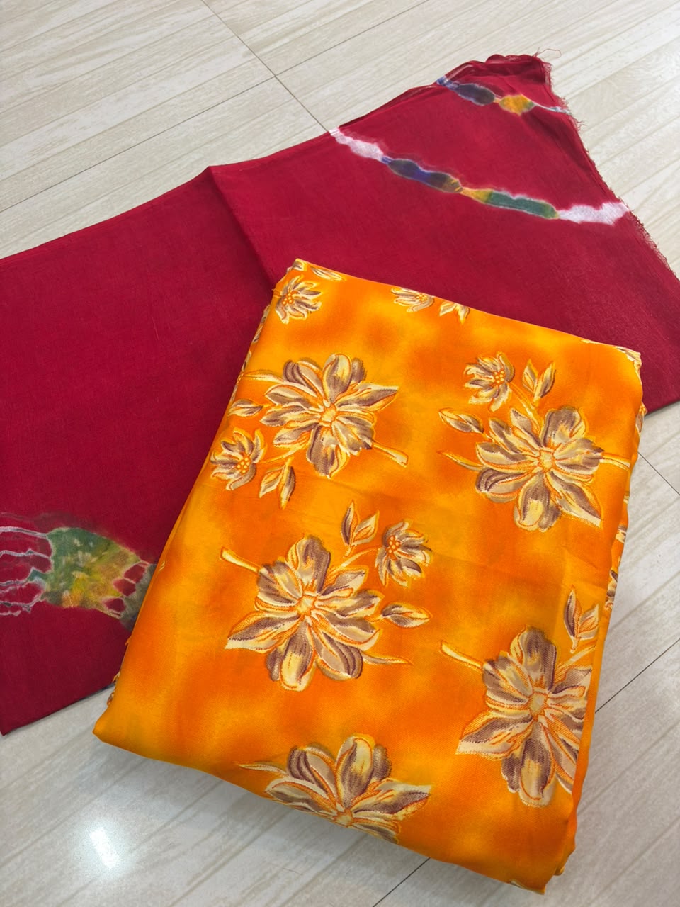 Ramleela suit with odhna(5 PCS)-1843
