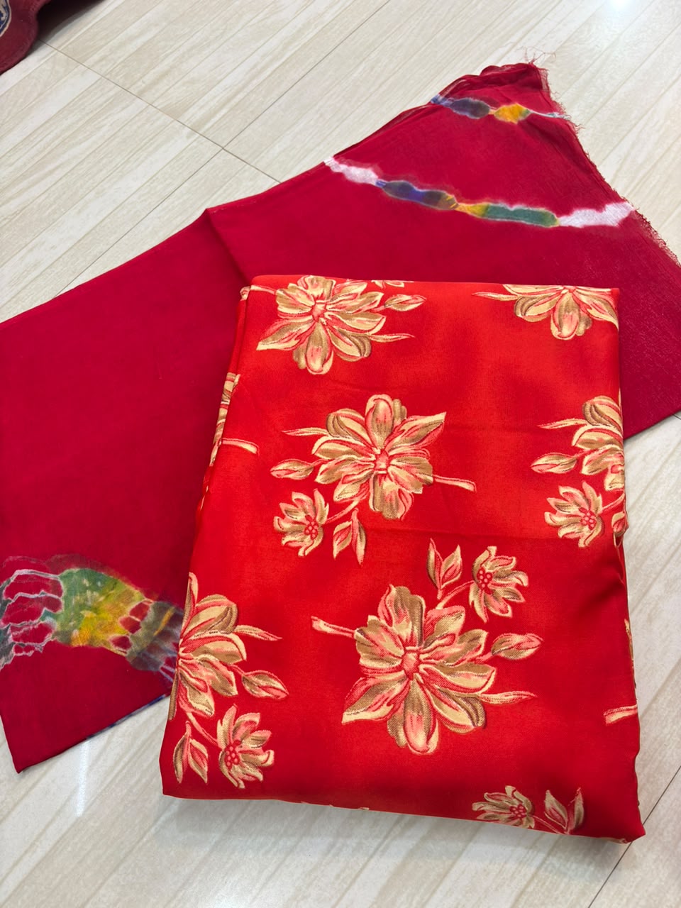 Ramleela suit with odhna(5 PCS)-1845
