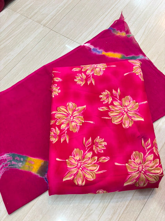 Ramleela suit with odhna(5 PCS)-1844-RANI