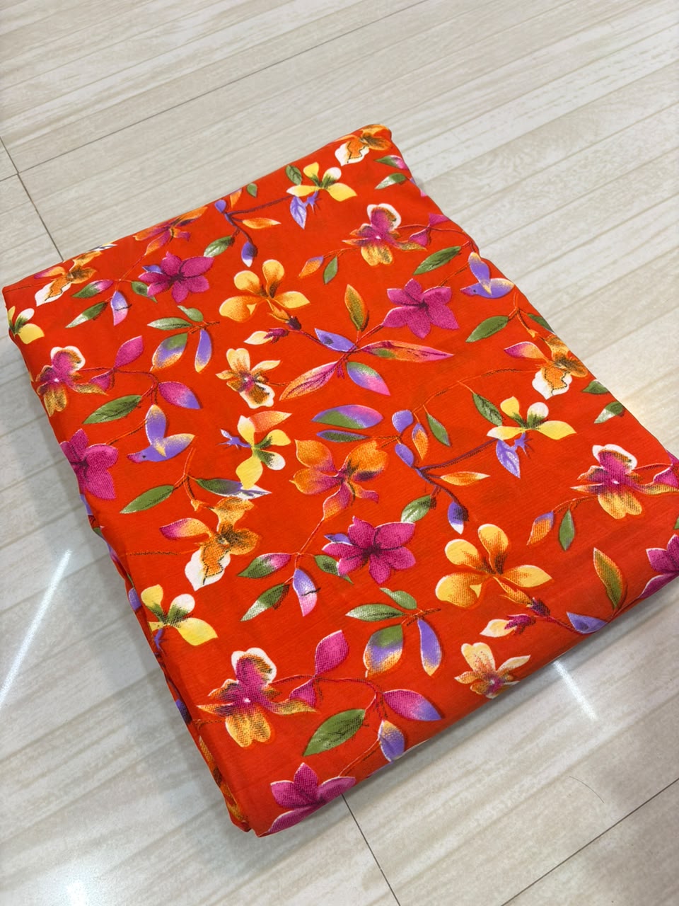 RAMLEELA (20 METER FABRIC ONLY)-1890-ORANGE