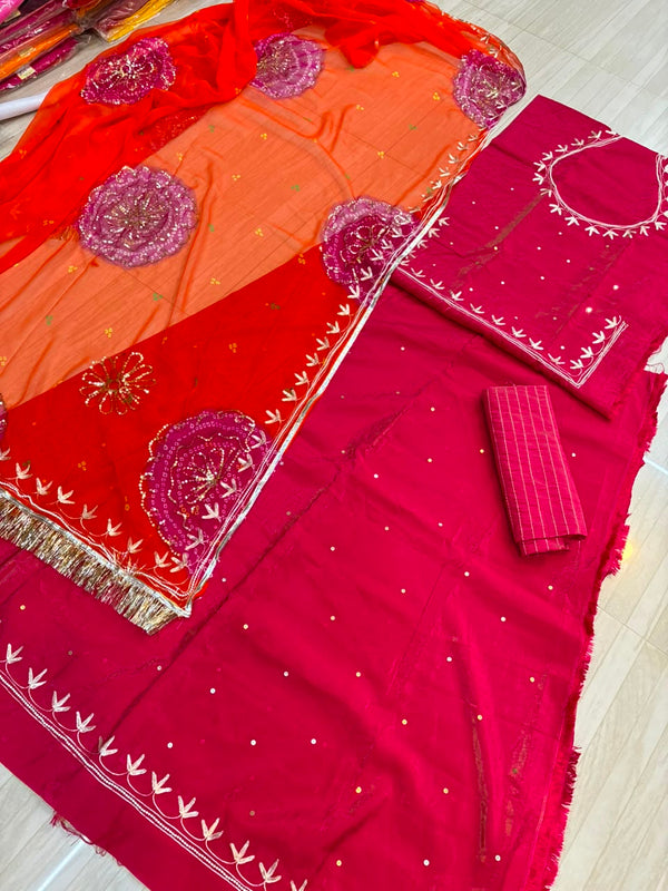 MOTI GHEWER NATURAL SHIMMER SUIT- 1897- DELIVERY ON 10 SEP