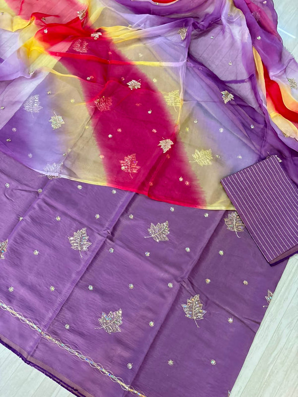 HANDWORK BUTIQ CHARAK TORA SUIT (A1)-1918