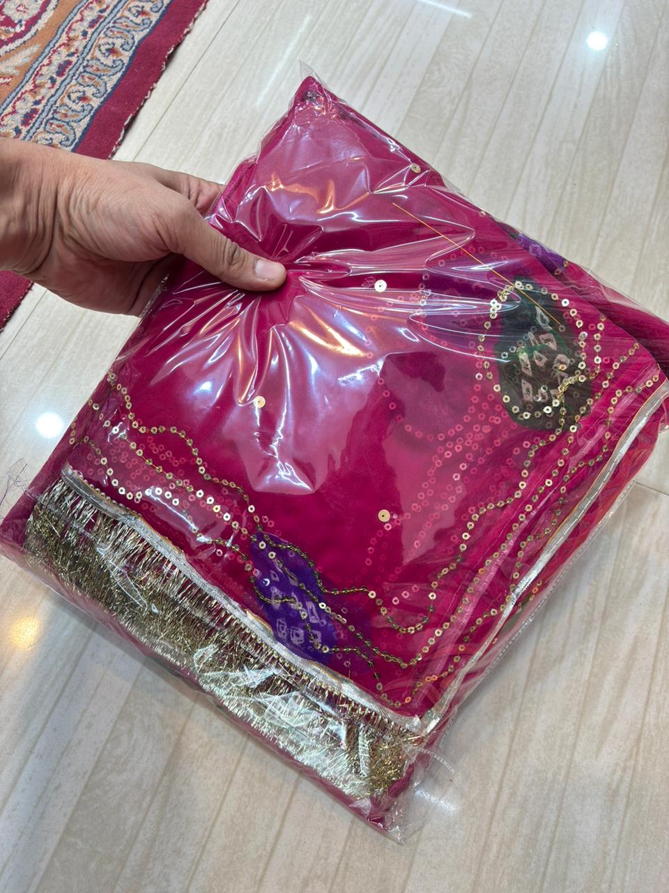 Laddu Tari Royal Pure Poshak (Rani)-402