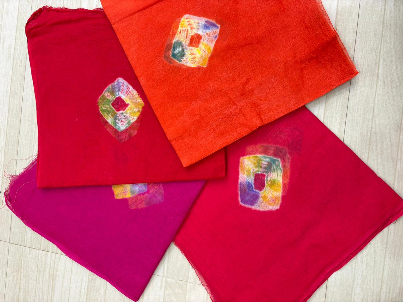 RAMLEELA (PACK OF 5 SUIT 5 ODHNA) (CHERRY RANI)-534