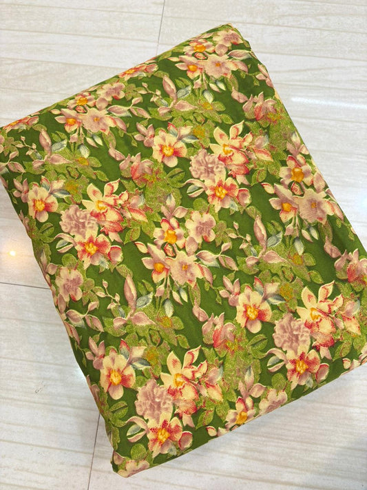 RAMLEELA (PACK OF 5 SUIT ONLY) (OLIVE GREEN)-537