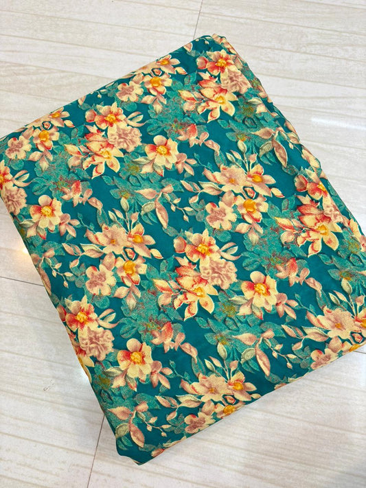 RAMLEELA (PACK OF 5 SUIT ONLY) (PETROL GREEN)-538