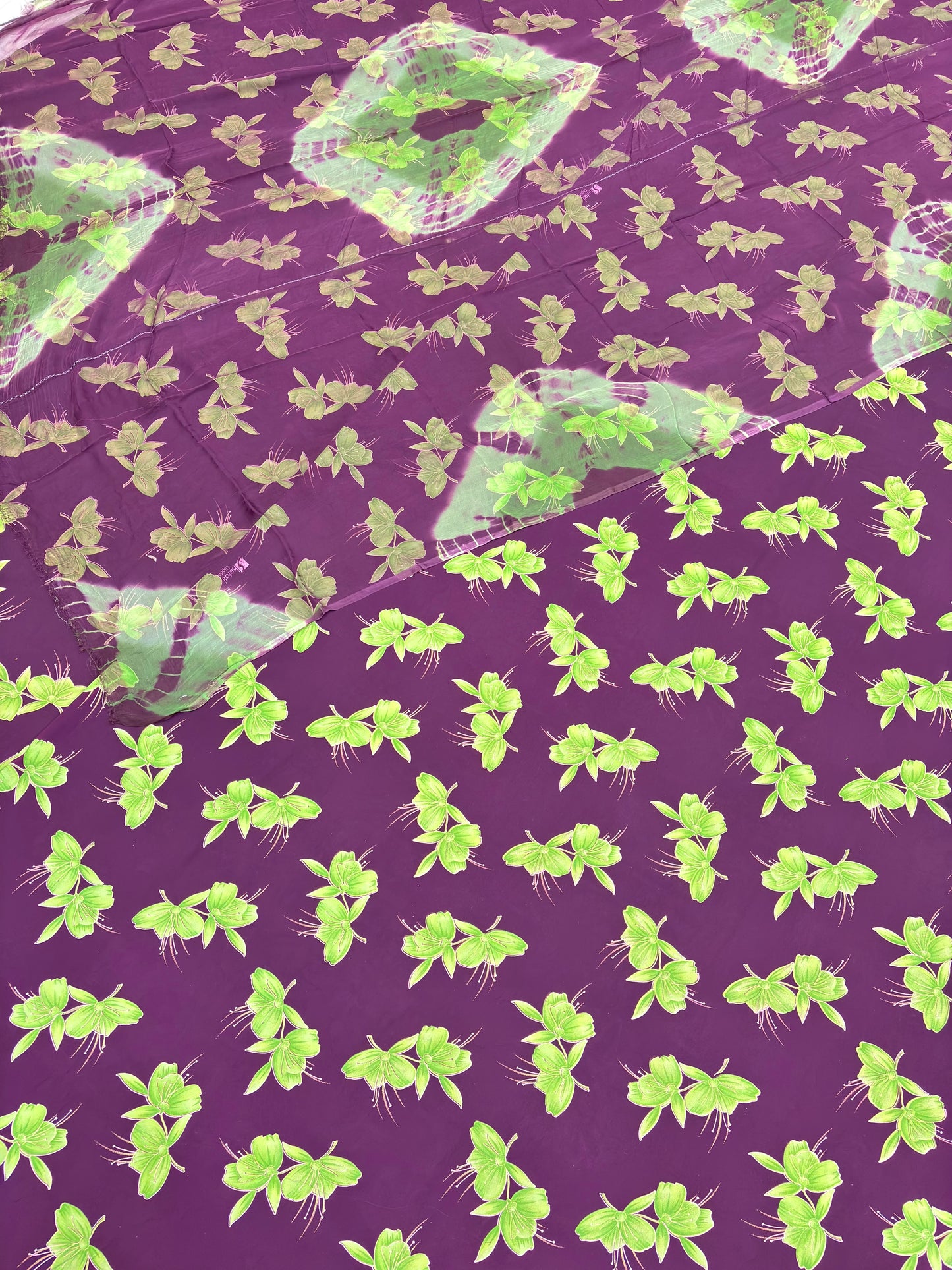 Vine with Green Flower(FABRIC ONLY)-1881