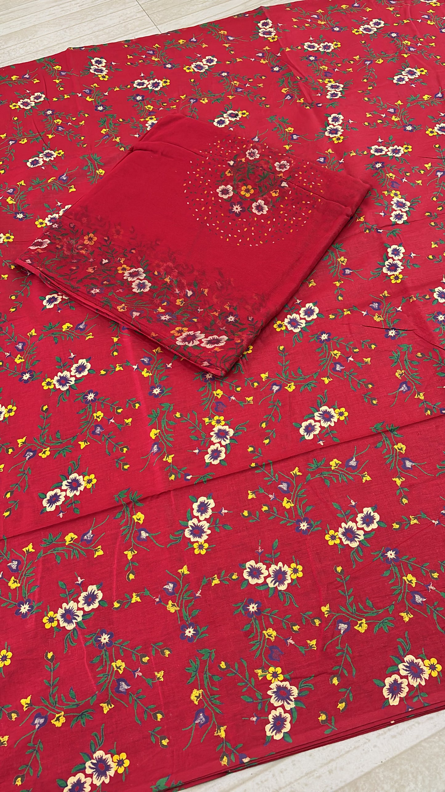 2 Phool Suit Red-1730